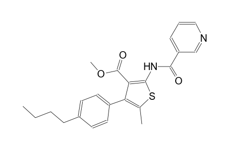 methyl 4-(4-butylphenyl)-5-methyl-2-[(3-pyridinylcarbonyl)amino]-3-thiophenecarboxylate