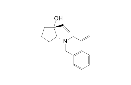 (1RS,2RS)-2-[Benzyl(prop-2-en-1-yl)amino]-1-ethenylcyclopentanol