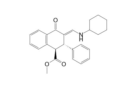 trans-2-[Cyclohexylaminomethylidene]-3-phenyl-3,4-dihydro-1(2H)-naphthalenone-4-carboxylic acid methyl ester