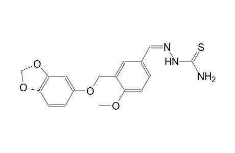 3-[(1,3-benzodioxol-5-yloxy)methyl]-4-methoxybenzaldehyde thiosemicarbazone