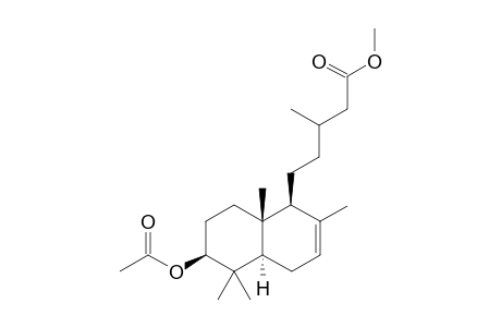 Methyl 5-((1S,4aR,6S,8aR)-6-acetoxy-2,5,5,8a-tetramethyl-1,4,4a,5,6,7,8,8a-octahydronaphthalen-1-yl)-3-methylpentanoate