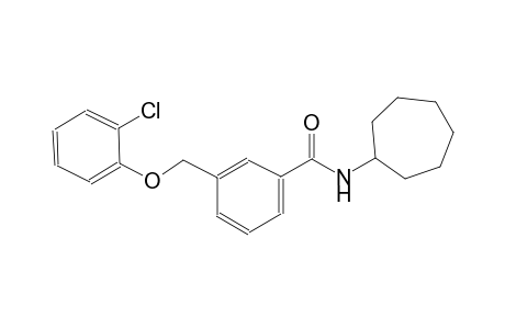 3-[(2-chlorophenoxy)methyl]-N-cycloheptylbenzamide
