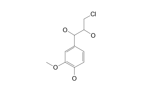 THREO-3-CHLORO-1-(4-HYDROXY-3-METHOXYPHENYL)-PROPANE-1,2-DIOL