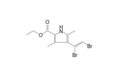 ethyl 4-[(Z)-1,2-dibromoethenyl]-3,5-dimethyl-1H-pyrrole-2-carboxylate