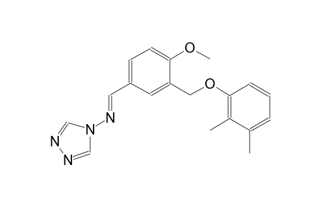 N-((E)-{3-[(2,3-dimethylphenoxy)methyl]-4-methoxyphenyl}methylidene)-4H-1,2,4-triazol-4-amine