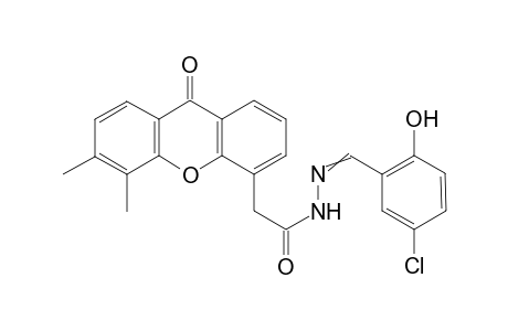 N'-(5-chloro-2-hydroxybenzyl)-2-(5,6-dimethylxanthone-4-yl)-acetylhydrazine