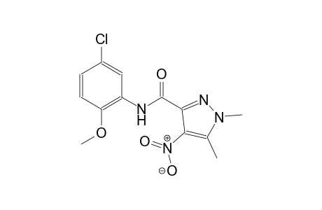 N-(5-chloro-2-methoxyphenyl)-1,5-dimethyl-4-nitro-1H-pyrazole-3-carboxamide