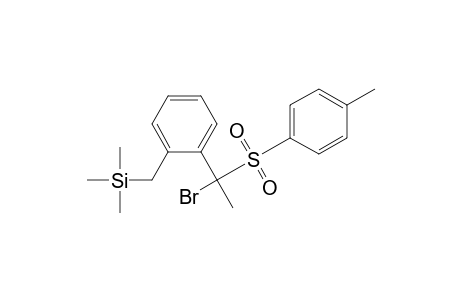 [2-(1-bromo-1-tosyl-ethyl)benzyl]-trimethyl-silane