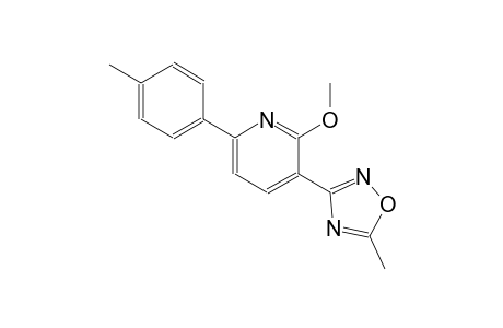 pyridine, 2-methoxy-3-(5-methyl-1,2,4-oxadiazol-3-yl)-6-(4-methylphenyl)-