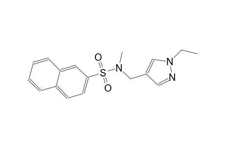 N-[(1-ethyl-1H-pyrazol-4-yl)methyl]-N-methyl-2-naphthalenesulfonamide