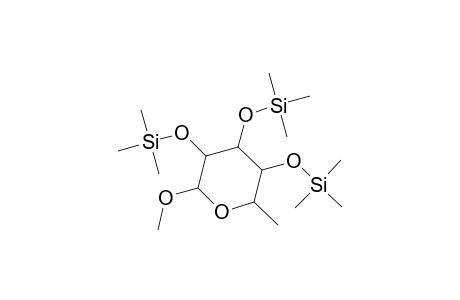 .alpha.-L-Galactopyranoside, methyl 6-deoxy-2,3,4-tris-O-(trimethylsilyl)-