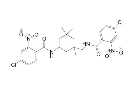 4-chloro-N-(3-{[(4-chloro-2-nitrobenzoyl)amino]methyl}-3,5,5-trimethylcyclohexyl)-2-nitrobenzamide