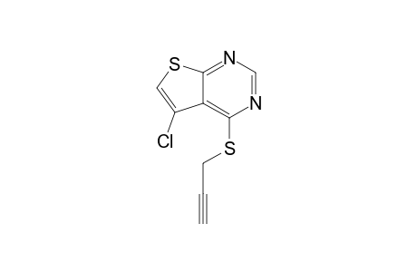 Thieno[2,3-d]pyrimidine, 5-chloro-4-(2-propynylthio)-