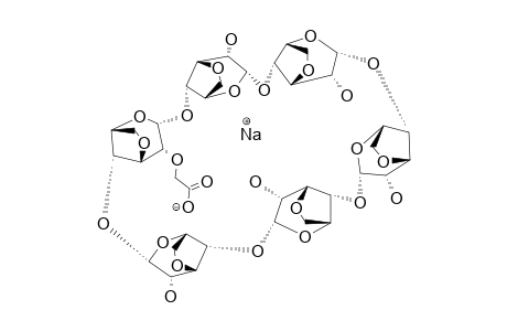 MONO-2-O-CARBOXYMETHYL-HEXAKIS-(3,6-ANHYDRO)-CYCLOMALTOHEXAOSE-SODIUM-SALT