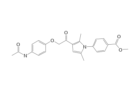 Methyl 4-(3-(2-(4-acetamidophenoxy)acetyl)-2,5-dimethyl-1H-pyrrol-1-yl)benzoate