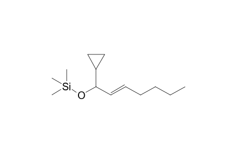 1-Cyclopropyl-3-[(trimethylsilyl)oxy]-2-heptene-