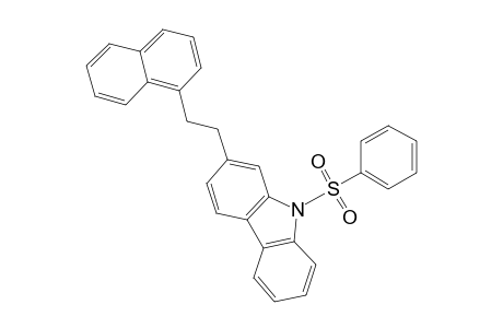 2-(2-naphthalen-1-ylethyl)-9-(phenylsulfonyl)carbazole