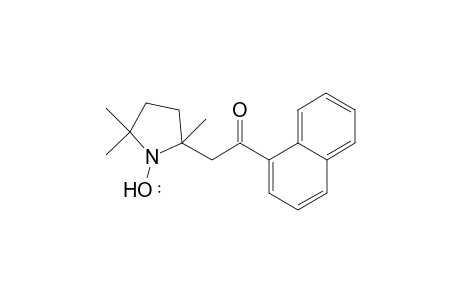 2,5,5-Trimethyl-2-[(2-(1-naphthyl)-2-oxoethyl]pyrrolidin-1-oxyl radical