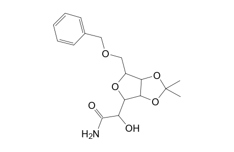D-glycero-D-allo-Heptonamide, 3,6-anhydro-4,5-O-(1-methylethylidene)-7-O-(phenylmethyl)-