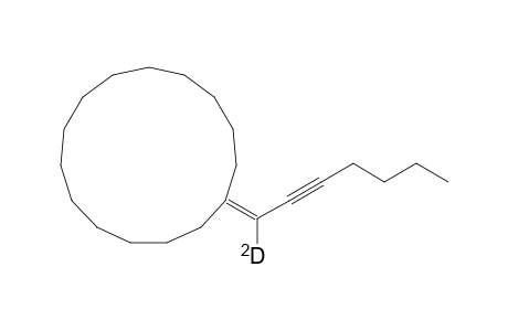 {(1-Deuterio)hept-2-ynylidene}cyclopentadecane