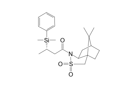 (7R)-N-[(3'S and 3'R)-3'-Dimethyl(phenyl)silylbutanoyl]-10,10-dimethyl-5-thia-4-azatricyclo[5.2.1.0]decane-5,5-dioxide