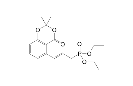 [(E)-3-(2,2-Dimethyl-4-oxo-4H-benzo[1,3]dioxin-5-yl)-allyl]-phosphonic acid diethyl ester