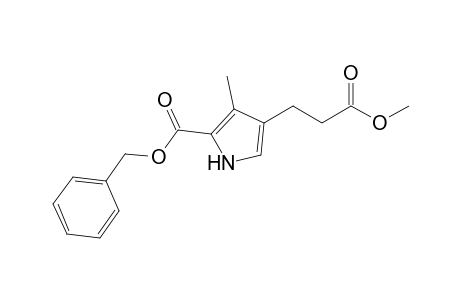 Benzyl 4-[(methoxycarbonyl)ethyl]-3-methylpyrrole-2-carboxylate