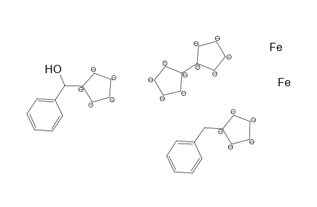 1,1''-Biferrocene, 1'-(hydroxyphenylmethyl)-1'''-(phenylmethyl)-