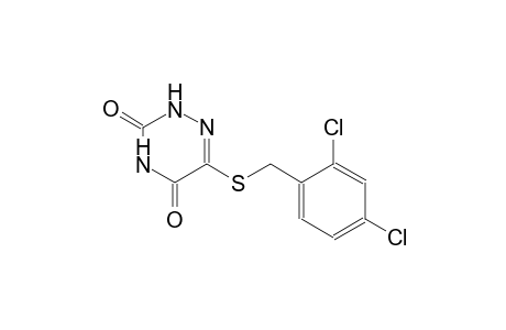 1,2,4-triazine-3,5(2H,4H)-dione, 6-[[(2,4-dichlorophenyl)methyl]thio]-