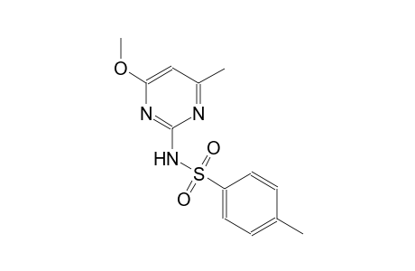 benzenesulfonamide, N-(4-methoxy-6-methyl-2-pyrimidinyl)-4-methyl-