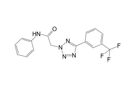 Acetamide, N-phenyl-2-[5-(3-trifluoromethylphenyl)tetrazol-2-yl]-