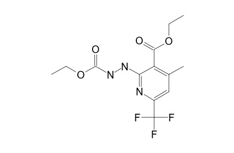 2-(N'-carbethoxyhydrazino)-4-methyl-6-(trifluoromethyl)nicotinic acid ethyl ester