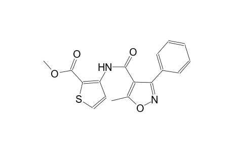 methyl 3-{[(5-methyl-3-phenyl-4-isoxazolyl)carbonyl]amino}-2-thiophenecarboxylate