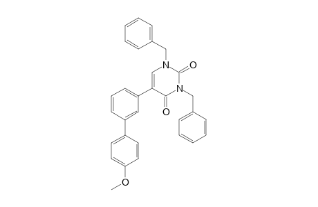 1,3-dibenzyl-5-[3-(4-methoxyphenyl)phenyl]pyrimidine-2,4-dione