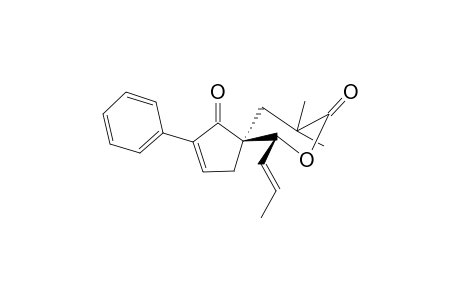 (5S,10R)-7,7-Dimethyl-2-phenyl-10-propenyl-9-oxaspiro[4.5]dec-2-en-1,8-dione