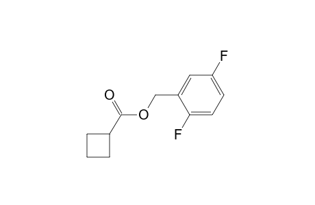 Cyclobutanecarboxylic acid, 2,5-difluorobenzyl ester