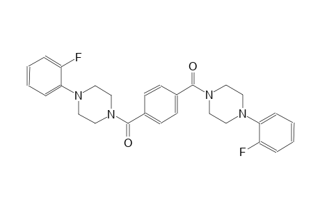 1-(2-fluorophenyl)-4-(4-{[4-(2-fluorophenyl)-1-piperazinyl]carbonyl}benzoyl)piperazine
