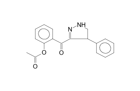 3-(2-ACETOXYBENZOYL)-4-PHENYL-2-PYRAZOLINE