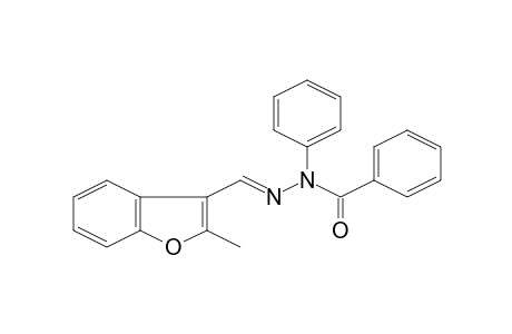 N'-[(E)-(2-Methyl-1-benzofuran-3-yl)methylidene]-N-phenylbenzohydrazide