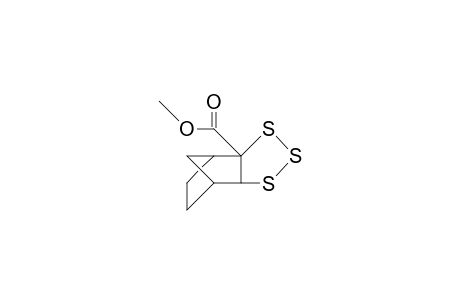endo-2-Carbomethoxy-exo-3,4,5-trithia-tricyclo(5.2.1.0/2,6/)decane
