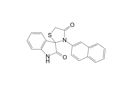 3'-(2-naphthalenyl)spiro[1H-indole-3,2'-thiazolidine]-2,4'-dione