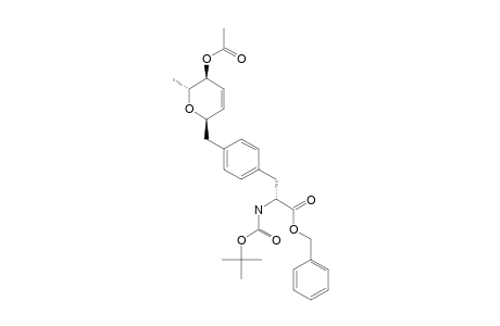 N(ALPHA)-(TERT.-BUTOXYCARBONYL)-C-(4-O-ACETYL-2,3,6-TRIDEOXY-ALPHA-L-ERYTHRO-HEX-2-ENOPYRANOSYL)-L-TYROSINE-BENZYLESTER