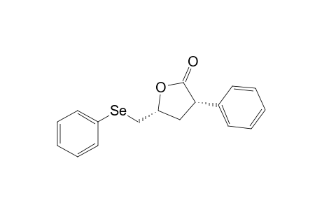2(3H)-Furanone, dihydro-3-phenyl-5-[(phenylseleno)methyl]-, cis-