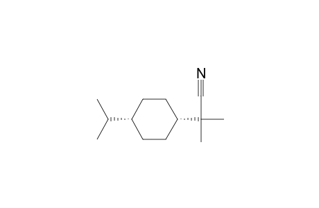 Cyclohexaneacetonitrile, .alpha.,.alpha.-dimethyl-4-(1-methylethyl)-, cis-