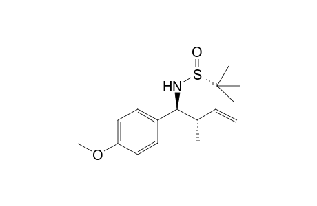 (1S,2S,RS)-N-tert-Butanesulfinyl-1-(4-methoxyphenyl)-2-methylbut-3-en-1-amine