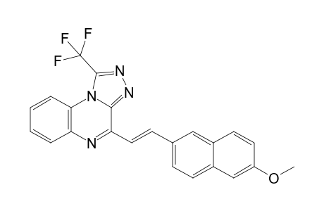 1-Trifluoromethyl-4-[(E)-2-(6-methoxy-2-naphthyl)vinyl][1,2,4]triazolo[4,3-a]quinoxaline