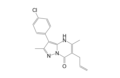 pyrazolo[1,5-a]pyrimidin-7(4H)-one, 3-(4-chlorophenyl)-2,5-dimethyl-6-(2-propenyl)-