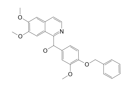 3'-METHOXY-4'-BENZYLOXYPHENYL-1-(6,7-DIMETHOXYISOQUINOLYL)-CARBINOL
