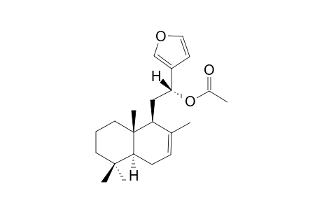 (12R)-12-Acetoxy-15,16-epoxylabda-7,13(16),14-triene