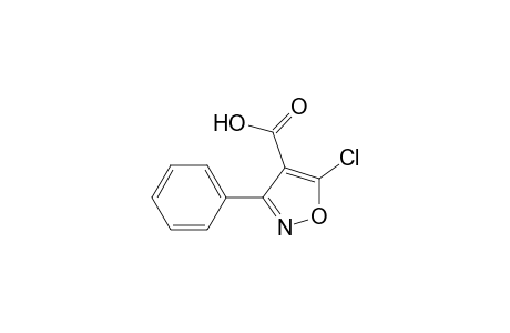 5-Chloro-3-phenyl-4-isoxazolecarboxylic acid